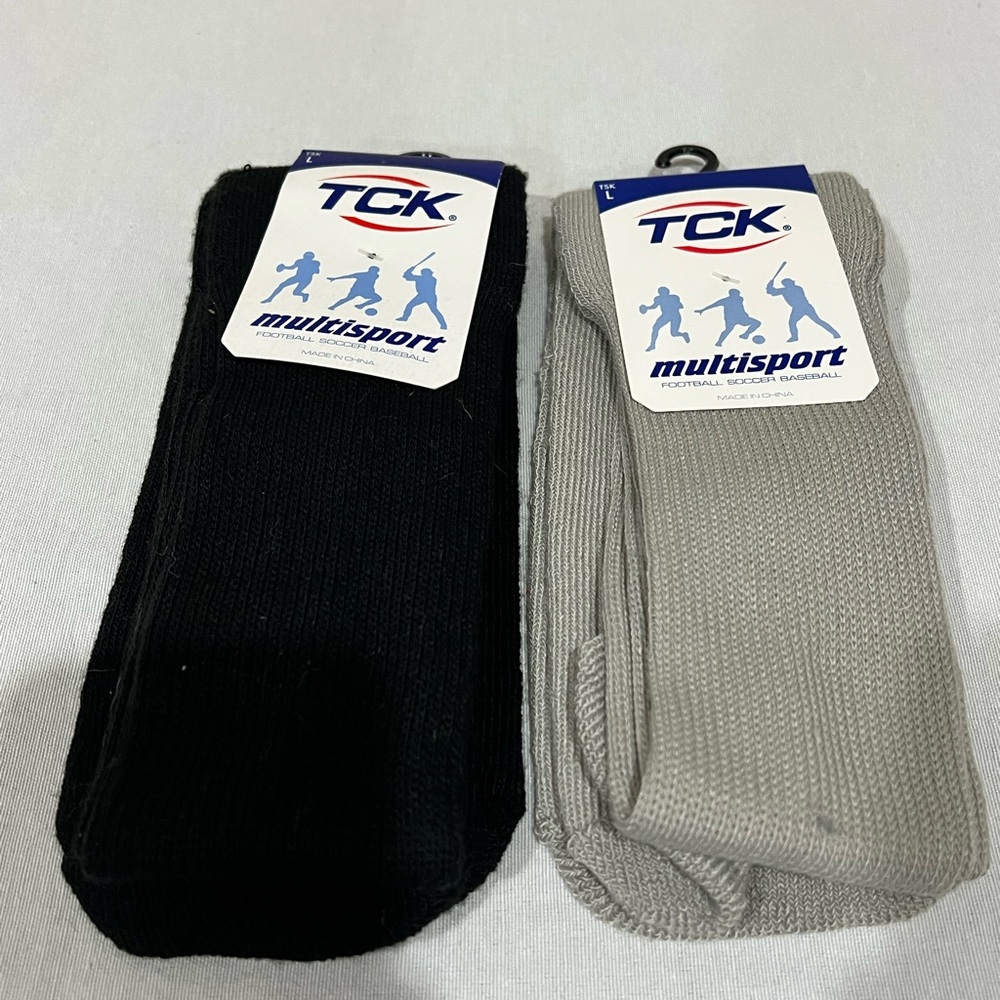 TC Athletic Socks Black and Gray Performance Comfort